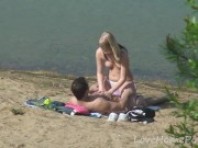 Deutscher junge Paare Sex Nudist am Strand